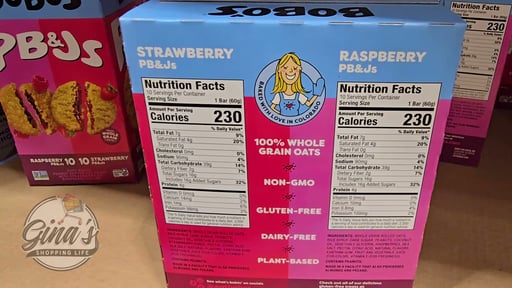 Bobo's PB&Js (Strawberry/Raspberry)