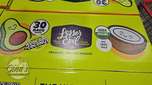 Lesser Evil Organic Snack Box