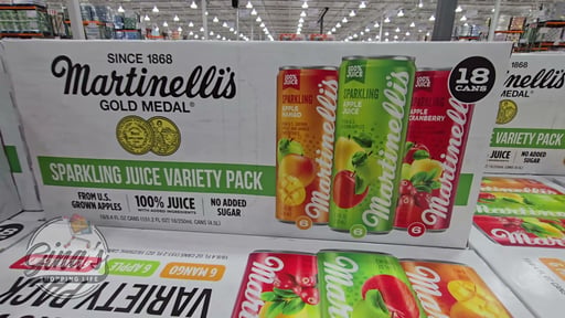 Martinelli's Sparkling Juice Variety Pack (18 cans)