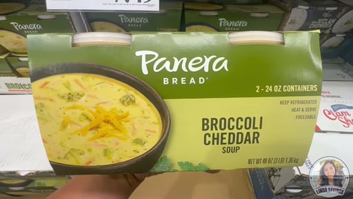 Panera Bread Broccoli Cheddar Soup 2/24 Ounce Containers