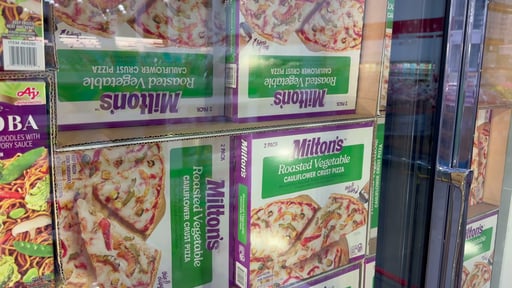 Milton's Cauliflower Roasted Veggie Pizza 2 Count 35.6 Ounces