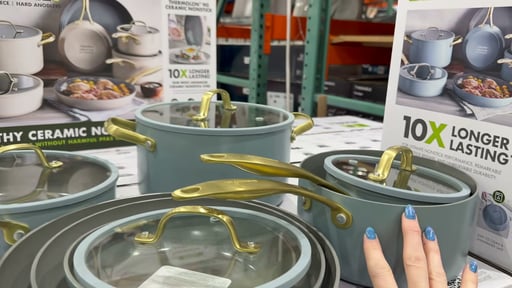 GreenPan Jewel Ceramic Non-Stick 11-Piece Cookware Set