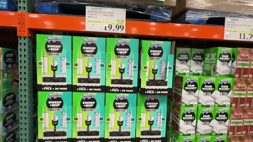 Swiffer Sweep & Mop 1 Device + 15 Wet/Dry Refills