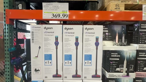 Dyson V10 Konical Cordless Stick Vacuum with Car Cleaning Kit