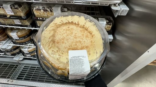Kirkland Signature Pumpkin Cheesecake with Whipped Topping