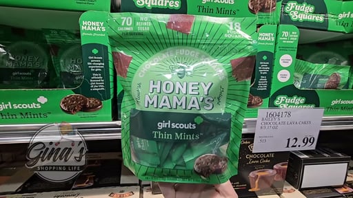 Honey Mama's Girl Scouts Thin Mints Chocolate Fudge Squares