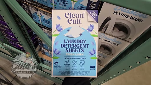 Clean Cult Laundry Detergent Sheets 180 Sheets