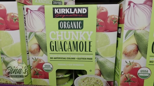 Kirkland Signature Organic Chunky Guacamole, 2.5 oz, 16 Count