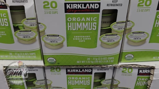 Kirkland Signature Organic Hummus Singles 20/2.5 oz