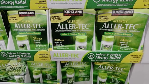 Kirkland Signature Aller-Tec 10mg, 365 Tablets