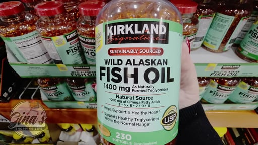 Kirkland Signature Wild Alaskan Fish Oil 1400 mg, 230 Softgels