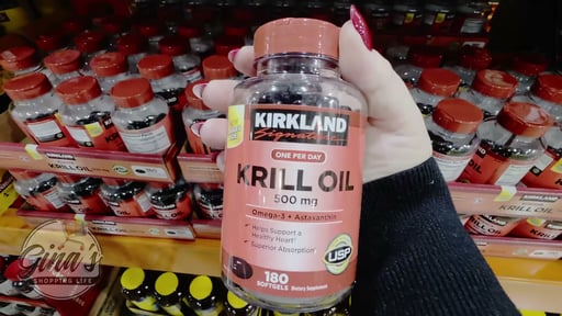 Kirkland Signature Krill Oil 500mg 180 Softgels