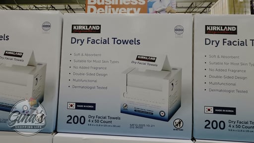 Kirkland Signature Daily Dry Facial Towel 4-Pack 50 CT