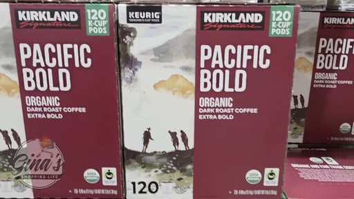 Kirkland Signature Pacific Bold 120 CT Organic K-Cup Pods