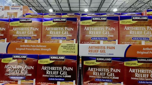 Kirkland Signature Arthritis Pain Relief Gel, 3 x 5.29 oz Tubes