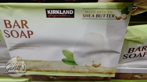 Kirkland Signature Bar Soap with Shea Butter, 15 Bars, 4.5 oz Each