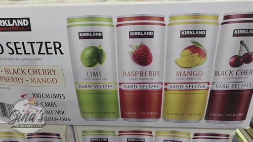 Kirkland Signature Hard Seltzer Variety USA 24/355mL