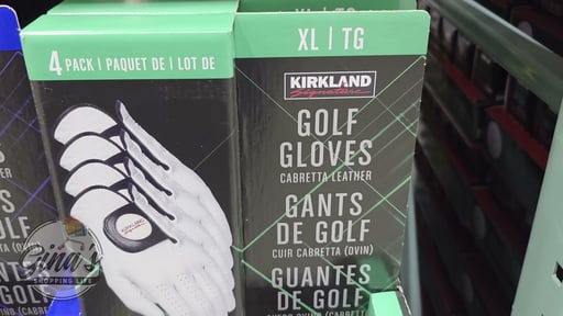 Kirkland Signature Leather Golf Glove, 4-Pack, Size Large