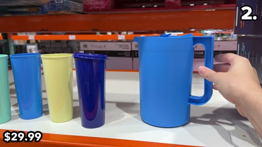 Tupperware Heritage 2-Pitchers & 4-Tumblers with Lids