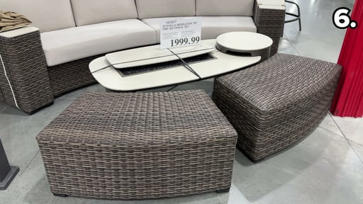 SunVilla Middleton 7 Piece Fire Sectional Set