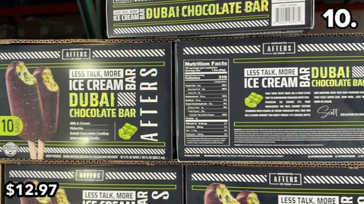 Afters Ice Cream Dubai Chocolate Bar 10-pack