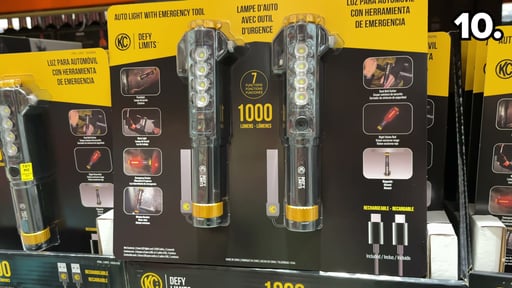 KC Auto Light with Emergency Tool 2-pack