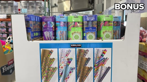 Kirkland Signature Everyday Gift Wrap, 270 Sq. Ft. Total