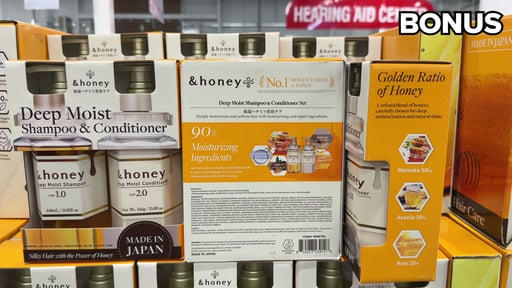 &Honey Deep Moist Shampoo & Conditioner