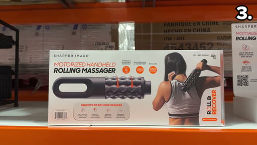Sharper Image Handheld Rolling Massager