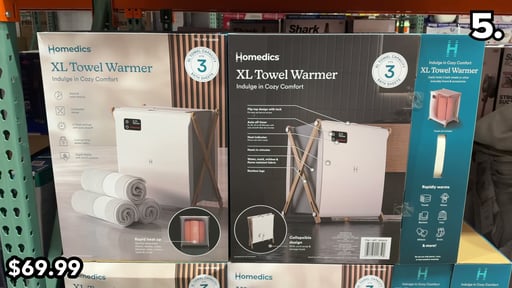 HoMedics Collapsible Towel Warmer