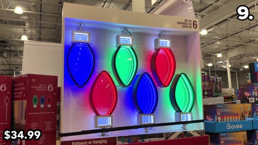 9" LED Infinity Mirror Pathway Lights, Set of 6