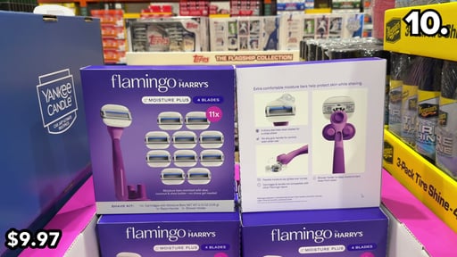 Flamingo by Harry's Moist+ Razor Set - 1 Handle, 11 Cartridges