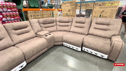 Barcalounger Carmelo Fabric Power Sectional