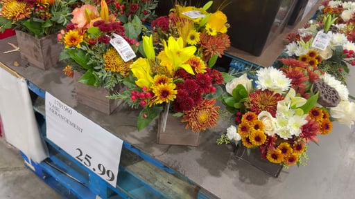 Large Vase Floral Arrangement