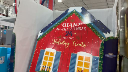 Giant Advent Calendar Holiday Treats