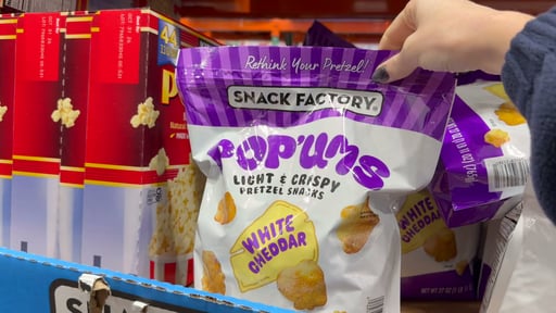 Snack Factory Pop'ums White Cheddar 27 Ounce Bag