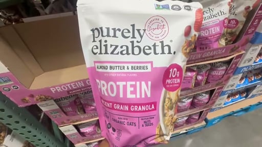Purely Elizabeth Almond Butter Berry Protein Ancient Grain Granola, 28 oz Bag