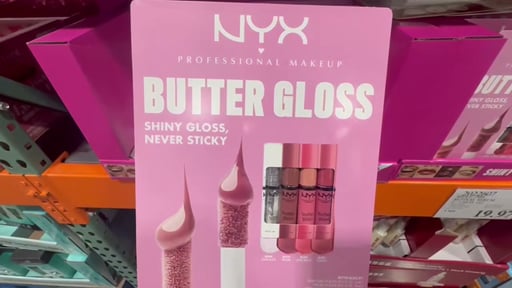 NYX Butter Lip Gloss 4-Pack P250