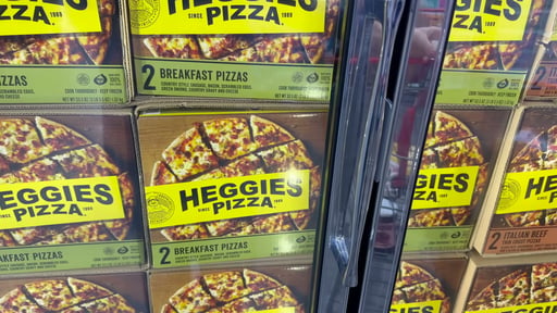 Heggies Pizza Breakfast Pizzas 2 Count Box