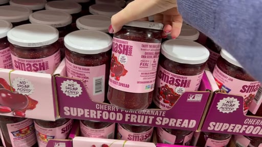 Smash Foods Cherry Pomegranate Superfood Spread 26 OZ
