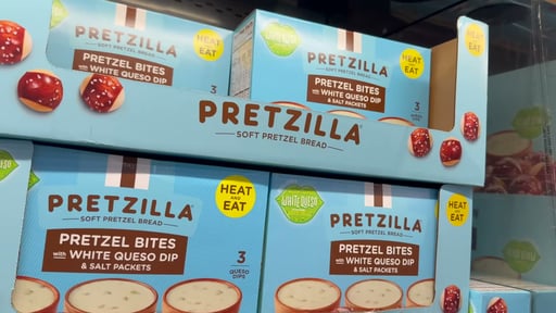 Pretzilla Soft Pretzel Bites with White Queso Dip