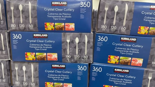 Kirkland Signature Clear Cutlery Combo 360 CT