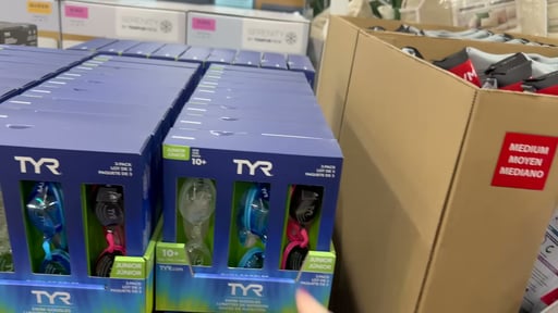 TYR Swim Goggles 3-Pack Adult or Youth