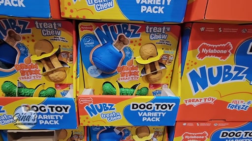 Nylabone Nubz Treat 'n Chew Dog Toys 3-pack