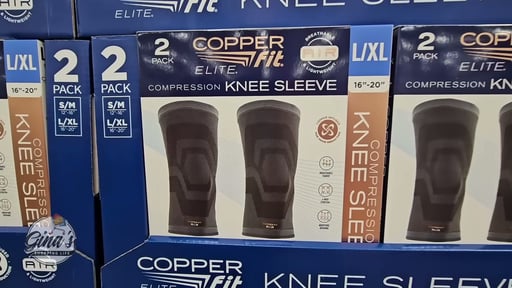 Copper Fit Elite Air Knee Sleeve 2-Pack