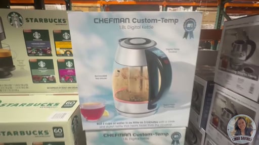 Chefman Kettle 1.8 Ltr with Tea Infuser