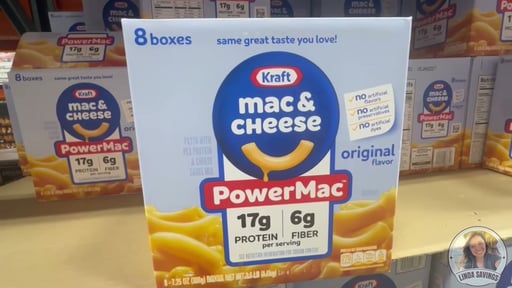 Kraft Mac & Cheese PowerMac, 8 x 7.25 oz