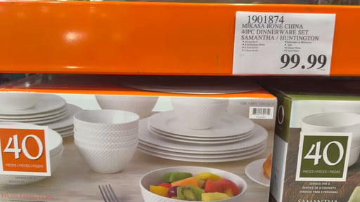 Mikasa Bone China 40-Piece Dinnerware Set – Samantha / Huntington