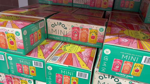 OLIPOP Mini Cans Variety Pack, 15 x 7.5 FL OZ