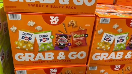 Grab & Go Sweet & Salty Variety Pack, 36 Count Box